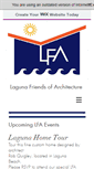 Mobile Screenshot of lagunafriendsarch.com